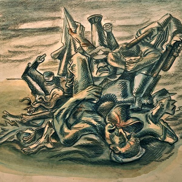 Robert White's Untitled (Study for Memorial Day Massacre)